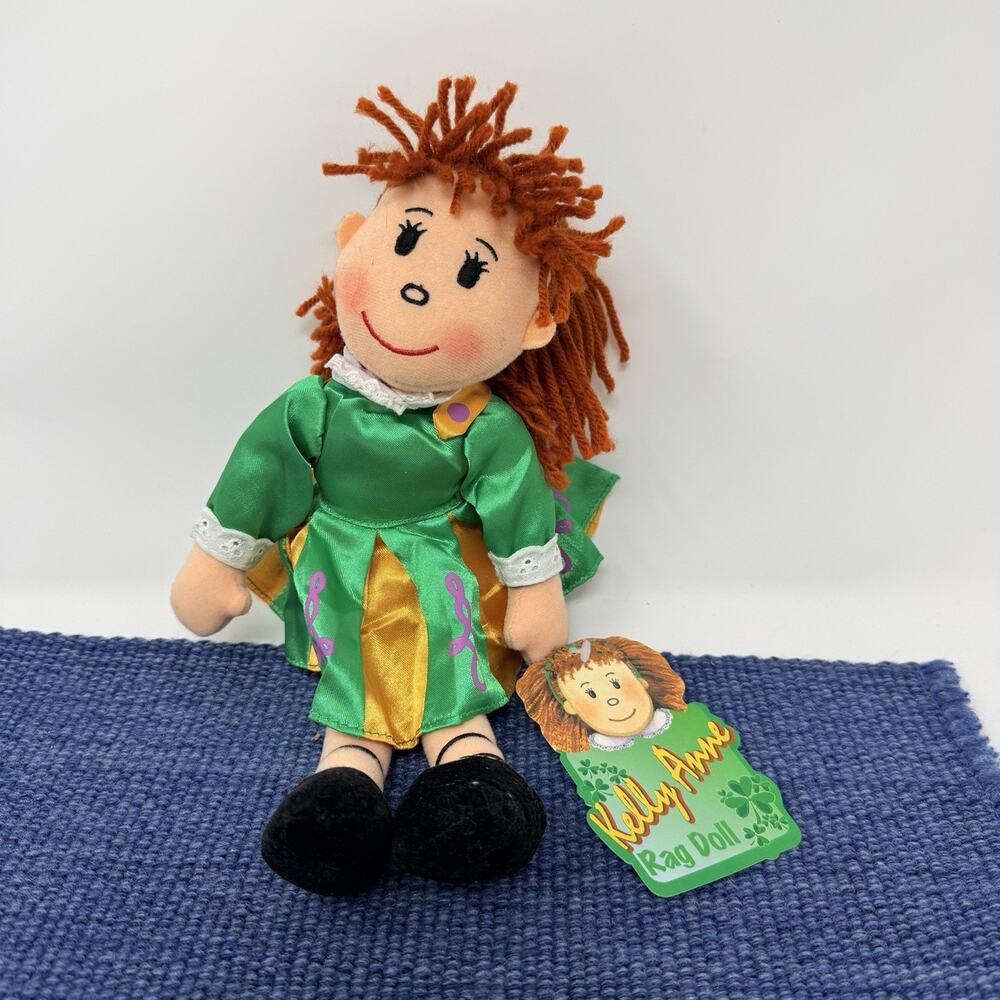 Kiddiefun Kelly Anne Rag Doll, Green Dress, Irish Theme, 2002, Dublin